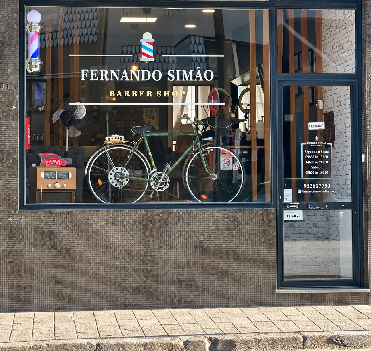Fachada da Fernando Simão Barber Shop